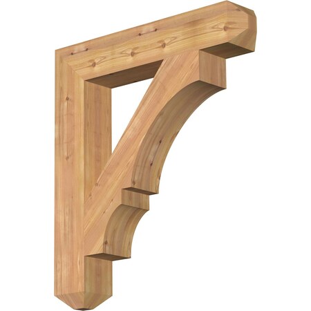 Ekena Millwork Balboa Craftsman Smooth Bracket, Western Red Cedar, 5 1/2"W x 32"D x 36"H BKT06X32X36BOA04SWR